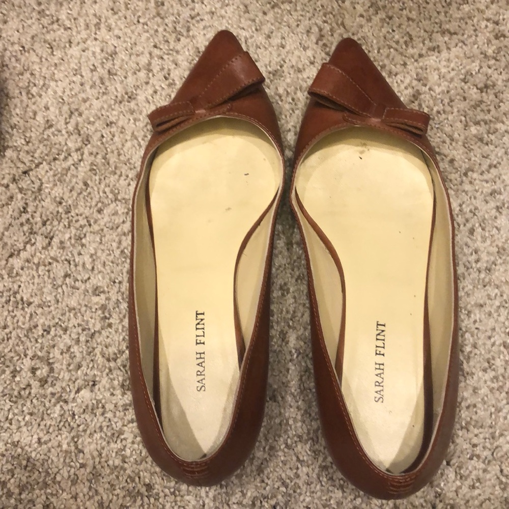 Sarah Flint Natalie Flats in Vacchette Size 35